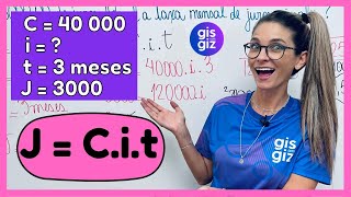 JUROS SIMPLES  APRENDA AGORA COM EXERCÍCIOS  MATEMÁTICA FINANCEIRA [upl. by Libove575]