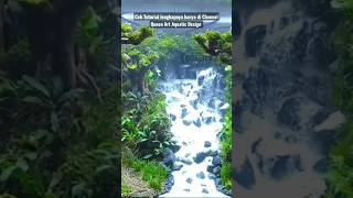 Tutorial Waterfall Aquascape aquarium aquascape [upl. by Dionisio]