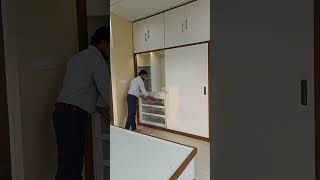 sliding wardrobe design for bedroom sliding wardrobe storage shorts shortsvideo youtubeshorts [upl. by Acinod]