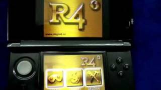 r4i gold マジコン3DS 本体に対応した映像 [upl. by Nerrawed]