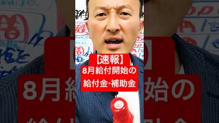 【全国民10万円給付】8月給付開始の補助金「先送りの可能性」特別定額給付金2回目 いつから給付開始 [upl. by Karee]