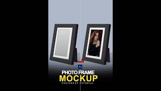 Quick Way Place Design on the Photo Frame in Photoshop  Photoshop shorts Video [upl. by Erlin385]