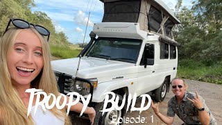 TROOPY CAMPER BUILD Ep1 [upl. by Ahsinom]