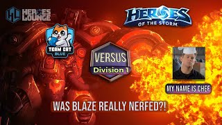 Blaze toujours BROKEN  Heroes Lounge Div 1  Cat Blue vs My Name is Chef [upl. by Eudoxia]