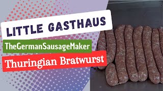 German Street food Thuringian Bratwurst Style made easy littleGasthaus The German Sausagemaker [upl. by Gerdeen714]