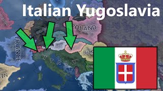 What If Italy Annexed Yugoslavia Hoi4 Timelapse [upl. by Maia]