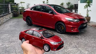 Unboxing My First Ever Model Car  118 Diecast Toyota Vios [upl. by Suivatco]