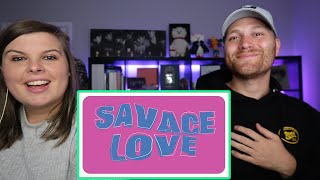 BTS 방탄소년단 Savage Love Laxed – Siren Beat BTS Remix Lyric Video REACTION PURE SHOCK [upl. by Alemap]