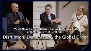 Disruption Democracy amp the Global Order – Yuval Noah Harari at the University of Cambridge [upl. by Elbam]