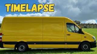 Van Build TIMELAPSE  DIY Campervan Conversion  Mercedes Sprinter [upl. by Mali]