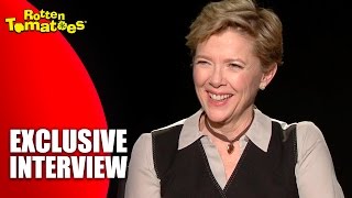 Annette Benings Favorite Music for Dancing Alone  Exclusive 20th Century Women Interview 2016 [upl. by Kotick]