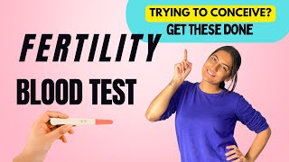 Fertility Blood Test for Women trying for Pregnancy YogawithMahak [upl. by Eneloj]