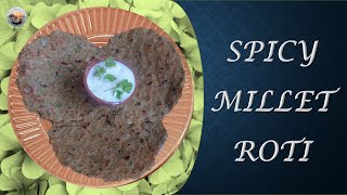 How to make SOFT TASTY SPICY MILLET ROTI  Biophilians Kitchen [upl. by Coral]