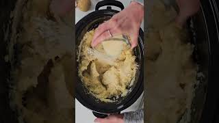 Make Mashed Potatoes the EASY Way Crockpot Mashed Potatoes mashedpotatoes crockpot thanksgiving [upl. by Uttica379]