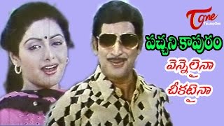 Pachani Kapuram Songs  Vennelainaa Cheekataina  Krishna  Sridevi [upl. by Selbbep]