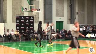 Big Man Drills at adidas EUROCAMP 2013 [upl. by Silohcin235]