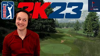 Low Scoring Battle  PGA Tour 2K23 Tournament  Week 23 Round 1 [upl. by Elyc]