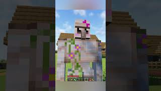 Minecraft Villagers Got Betrayed by Iron Golem はいよろこんで minecraft minecraftmemes villager [upl. by Ellinger179]