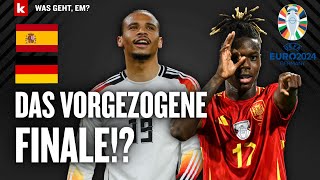 Duell der Favoriten und wer es entscheiden wird  Prognose zu Deutschland  Spanien  Was geht EM [upl. by Htiduj]