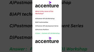 Postman API Testing Interview Questions postmanapi accentureinterview postman interviewtips [upl. by Nyram]