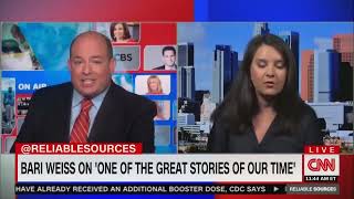 Bari Weiss confronts Brian Stelter  The World Has Gone Mad [upl. by Filide]