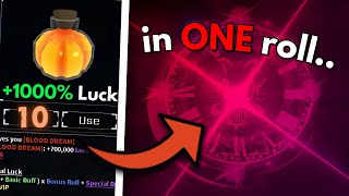 USING x10 PUMP POTIONS WITH MAX LUCK FOR THE NEW AURAS  Sols RNG Halloween [upl. by Aseret]