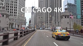 Driving into Downtown Chicago  Morning Drive  Chicago 4K [upl. by Enomor]