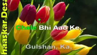 Gulon Mein Rang Bhare  Mehdi Hassan Karaoke [upl. by Nuri]