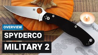 Spyderco Military 2  Overview and Comparison [upl. by Alicec291]