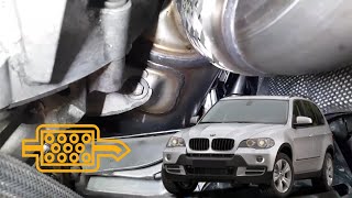 BMW X5 E70 DPF Filter Removal and Replacement Tips [upl. by Nirro]