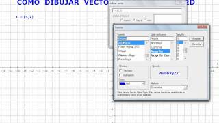 COMO DIBUJAR VECTORES EN WINPLOT 2D 1 [upl. by Newcomer]