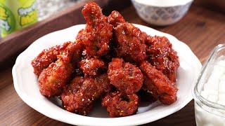 Korean Fried Chicken Yangnyeomtongdak 양념통닭 [upl. by Betthezul]