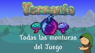 Terraria 135 Todas las monturas del Juego [upl. by Nerland]