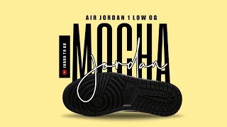 MOCHA 2024 Air Jordan 1 Low OG DETAILED LOOK  RELEASE DATE [upl. by Sarchet361]