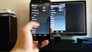 MHL vs SlimPort Galaxy S4 and Nexus 5 [upl. by Pitarys254]