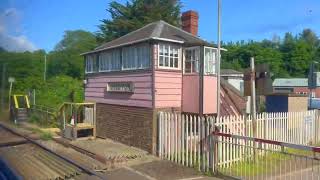 EXETER CENTRAL TO BARNSTAPLE ALONG THE TARKA LINE ONBOARD A GWR CLASS 166 DMU ON SAT 27TH JULY 2024 [upl. by Neiv]