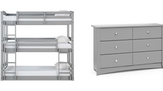 WayFair Triple BunkBed and Dresser [upl. by Anama]