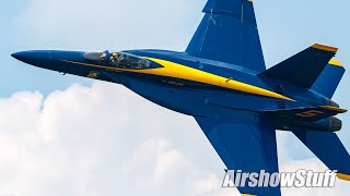 Blue Angels Practice OffSite  Thunder Over Michigan 2021 [upl. by Addia]