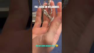 UNBOXING SHOP GLD 4MM WHITE GOLD ROPE CHAIN [upl. by Popper]