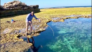 Fishing Reef Holes on a Remote Coast [upl. by Anay]