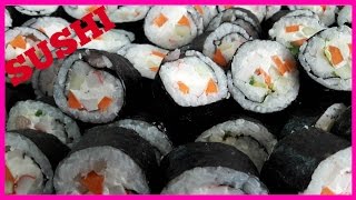 SUSHI RECETA FACIL y ECONMICA COCINA TRADICIONAL MEXICANA [upl. by Bultman]