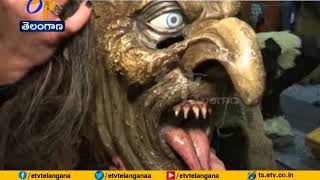 WATCH Austrian town faces wrath of Krampus Run at annual festival [upl. by Zerla473]