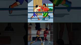 Apollo vs Rocky  Walmart Edition 🤓 rocky apollo creed boxing familyguy [upl. by Deth]