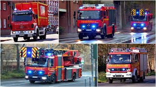 CBRN2 LeihRTW uvm  EINSATZFAHRTEN der FEUERWEHR HERZOGENRATH amp BtF Leo Robertz  RD  Polizei [upl. by Carin201]