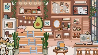 Toca Life World  NEW AESTHETIC IDEAS BIG BEDROOM DESIGN MAKEOVER🍑🌿  TOCA BOCA [upl. by Cuthbert941]