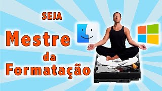 Formatar com seu mac  Utilizar hd ou pendrive entre pc e mac [upl. by Coopersmith]