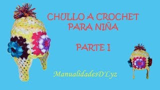 Como tejer un chullo a crochet para niña  Parte I [upl. by Frankie569]