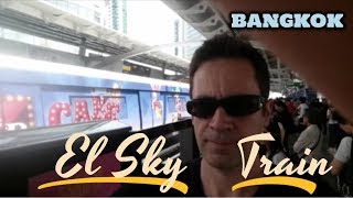 El skytrain en Bangkok [upl. by Rafaellle]