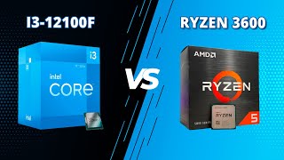 Intel Core i3 12100f VS Ryzen 5 3600  i3 12100f Review [upl. by Melody]