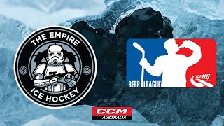 Empire V No Regretzkys  Div 3  18th June  IceHQ Beer League ice hockey [upl. by Hettie611]